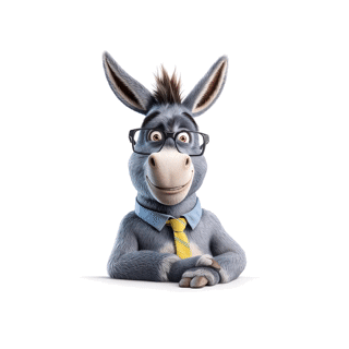 Donkey Looking